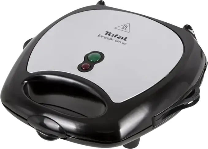 Tefal BreakTime SW614831 Multifunctional Sandwich Maker, 700W, 3 Removable Non-stick Plates for Waffles, Sandwiches and Grill, Dishwasher Safe