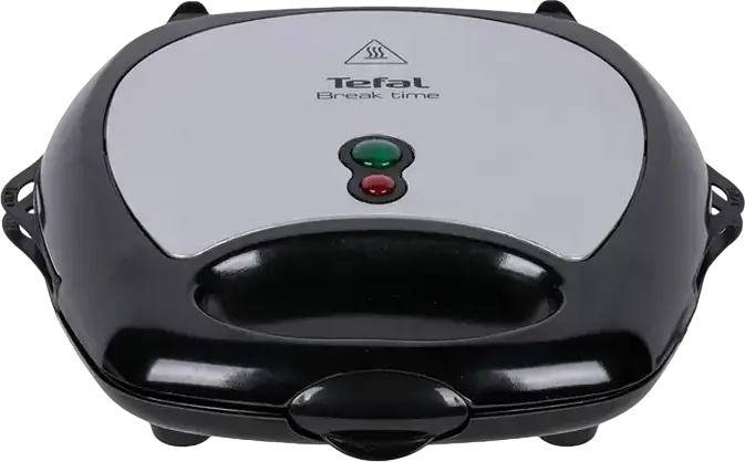 Tefal BreakTime SW614831 Multifunctional Sandwich Maker, 700W, 3 Removable Non-stick Plates for Waffles, Sandwiches and Grill, Dishwasher Safe