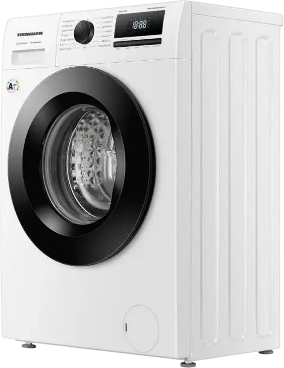 Heinner HWM-HME8014IVA20+++ Front Load Washing Machine, 8kg Capacity, 1400 rpm, Inverter Motor, Energy Class A, Steam Functions, LED Display, White