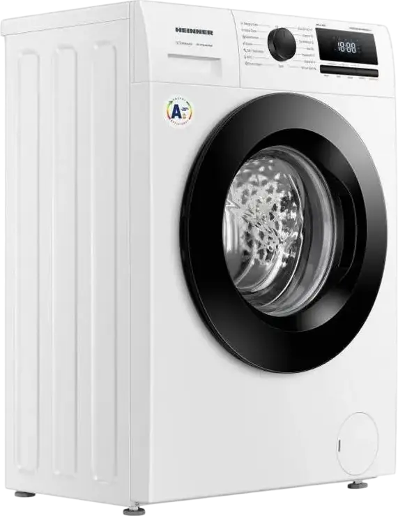Heinner HWM-HME8014IVA20+++ Front Load Washing Machine, 8kg Capacity, 1400 rpm, Inverter Motor, Energy Class A, Steam Functions, LED Display, White