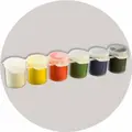 Set Vopsea Guaș Luch Zoo, 6 Culori, 15ml per recipient, 125g, Art. 19C 1250-08, Sigur pentru Copii, Pigmenți Naturali, Cod QR Info Cartea Roșie