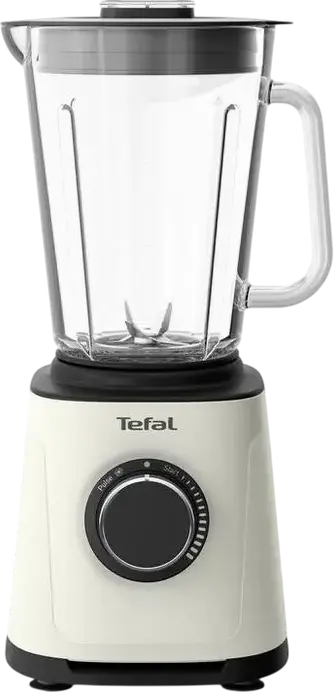 Blender Tefal PerfectMix Essential BL771AF0, 1200W, Lame Powelix, Vas de Sticla Rezistenta la Caldura 2L, Functii de Zdrobire Gheață si Tocator, Alb