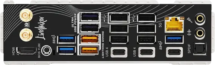 Материнская плата ASRock X870 LiveMixer WiFi AM5 ATX для AMD Ryzen 9000/8000/7000 DDR5 8000+MHz PCIe 5.0 USB4 WiFi 7 Bluetooth 5.4 LAN 5GbE 25 портов USB
