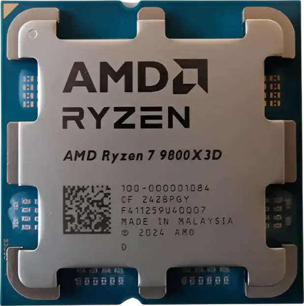 Procesor AMD Ryzen 7 9800X3D, AMD Radeon Graphics, Fără cooler | Tray