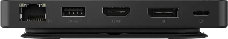 Stație de andocare Lenovo USB-C Dual Display Travel Dock 40B9, Dual 4K 60Hz HDMI 2.1 și DP 1.4, Power Delivery 100W, Gigabit Ethernet RJ45, Negru