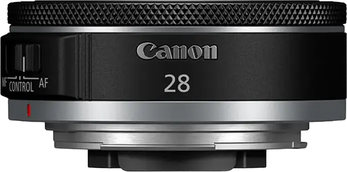 Canon RF 28mm f/2.8 STM Wide-Angle Prime Lens for Full-Frame and APS-C, Autofocus with Control Ring, 55mm Filter Diameter, Compact 120g Design