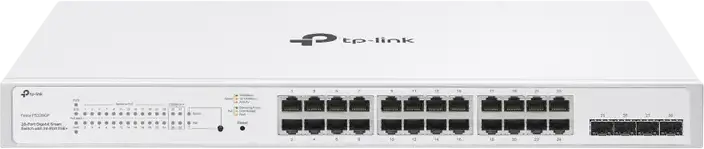 TP-Link Festa FS328GP Gigabit Smart Switch, 24-Port PoE+ (802.3af/at) 250W Budget, 4 Gigabit SFP Slots, Festa Cloud Management, 19-inch Rackmount