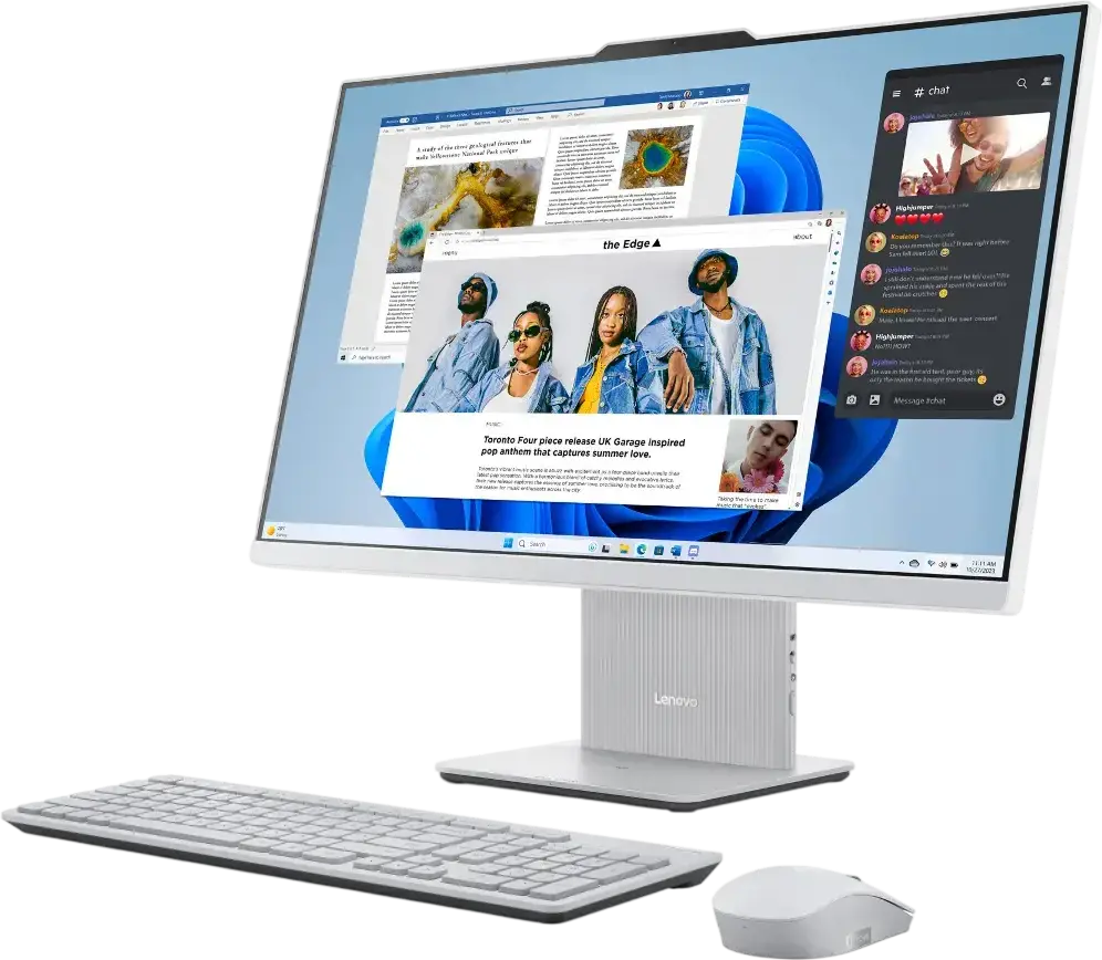 Computer All-in-One Lenovo IdeaCentre 3 27AKP10, 27", AMD Ryzen 7 250, 16GB/512GB, Fără SO, Cloud Grey