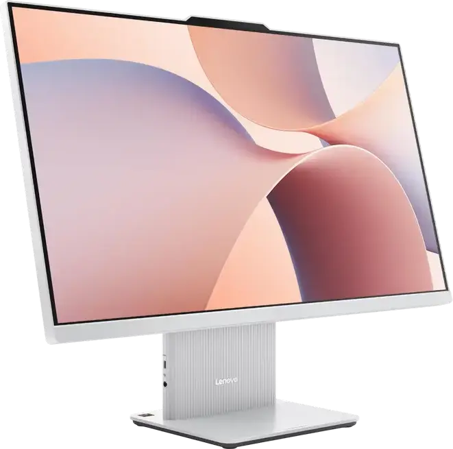 PC All-in-One Lenovo IdeaCentre AIO 27AKP10, AMD Ryzen 7 250 (8C/16T), 16GB RAM DDR5, SSD 512GB, Ecran 27" FHD IPS 100Hz, Radeon 780M, Cloud Grey