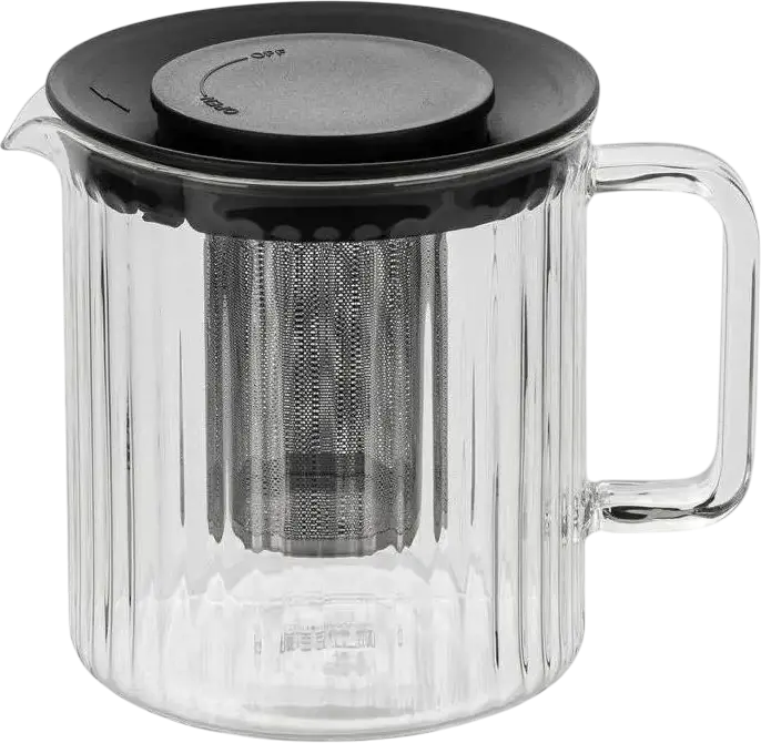 Ceainic cu infuzor RESTO 90517, 1L, Negru