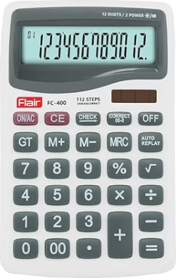 Calculator electronic FLAIR FC 400 105*160mm 1/10/80