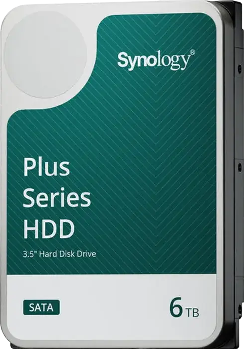 Synology HAT3300-6T Plus Series 6TB 3.5-inch SATA HDD, 5400 RPM, 256MB Cache, CMR Recording, Hard Drive for NAS and Home Servers