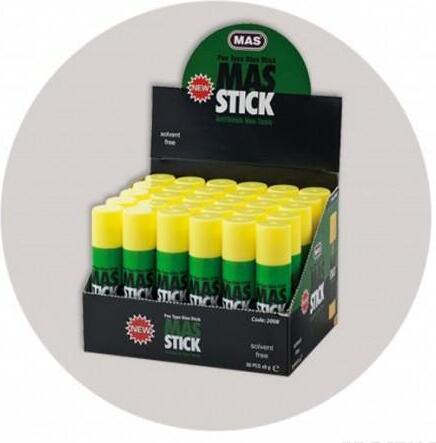 Stick Adeziv Tip Stilou MAS Stick 2008, 8g, Non-toxic, Fara Solventi, cu Proprietati Antibioza
