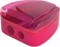 Prostand TY-834 Dual Hole Pencil Sharpener with Integrated Shavings Container for School, Office and Home Use