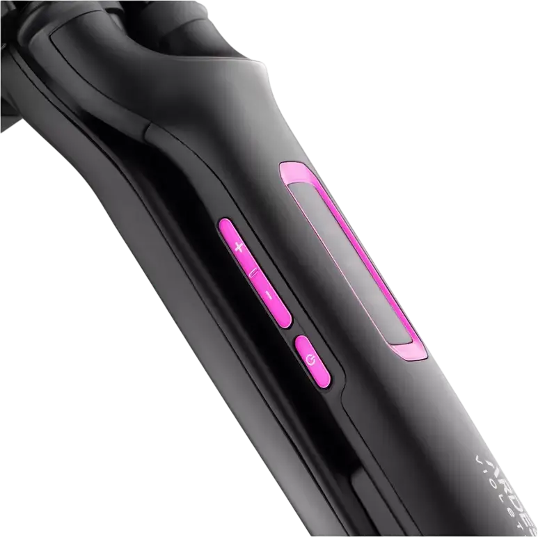 Ardesto HC-Y220PRO Ceramic Hair Curler, 90W Rapid Heating, 170-210°C with 3 Temperature Modes, Digital LED Display, Auto Shut-off, Black