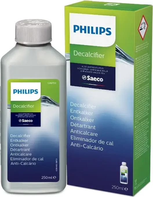 Philips CA6700/10 Espresso Machine Descaler, Decalcifying Solution for Philips and Saeco Coffee Machines, 250 ml