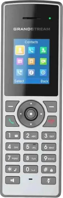 Grandstream DP722 IP DECT Cordless Handset, 1.8 inch Color LCD, HD Audio, 10 SIP Accounts, 3-Way Conferencing, 350m Outdoor Range, Silver