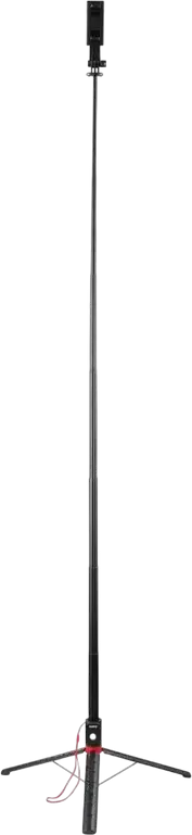 Hama Fancy Stand 170 II 2-in-1 Selfie Stick and Tripod, Bluetooth 5.3 Remote Shutter, 170 cm Max Length, Smartphone Holder up to 90 mm, Black