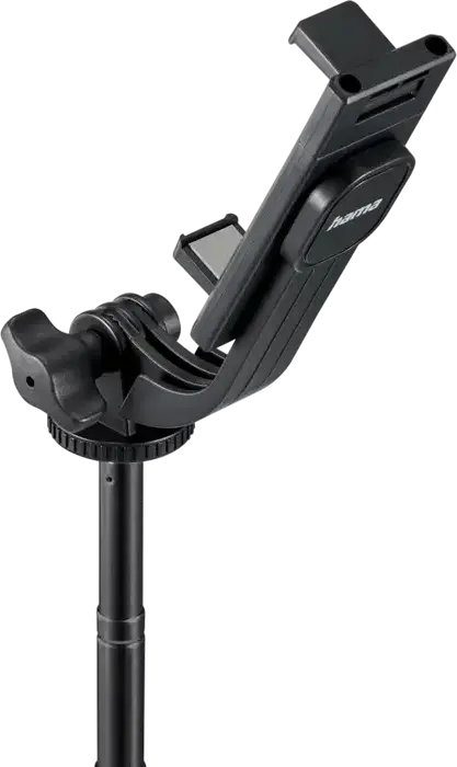 Hama Fancy Stand 170 II 2-in-1 Selfie Stick and Tripod, Bluetooth 5.3 Remote Shutter, 170 cm Max Length, Smartphone Holder up to 90 mm, Black