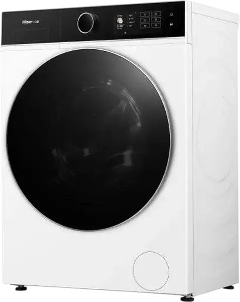Стиральная машина Hisense WF5I9043BBFS с фронтальной загрузкой, 9 кг, 1400 об/мин, класс энергопотребления A, белая, Steam Mix, Wi-Fi ConnectLife