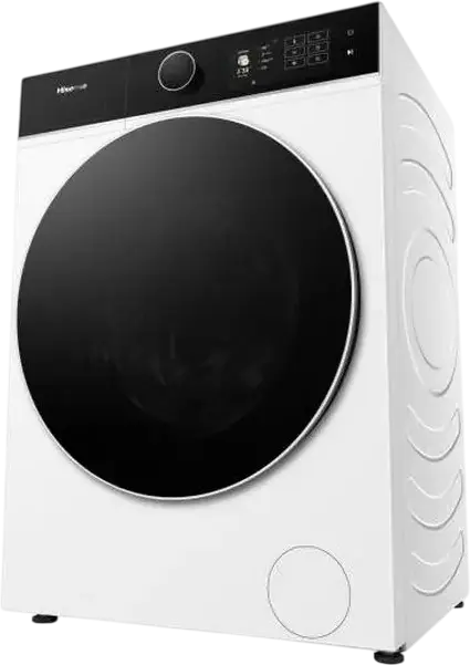 Стиральная машина Hisense WF5I9043BBFS с фронтальной загрузкой, 9 кг, 1400 об/мин, класс энергопотребления A, белая, Steam Mix, Wi-Fi ConnectLife