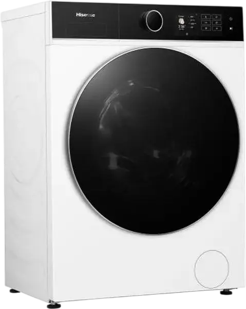 Стиральная машина Hisense WF5I9043BBFS с фронтальной загрузкой, 9 кг, 1400 об/мин, класс энергопотребления A, белая, Steam Mix, Wi-Fi ConnectLife