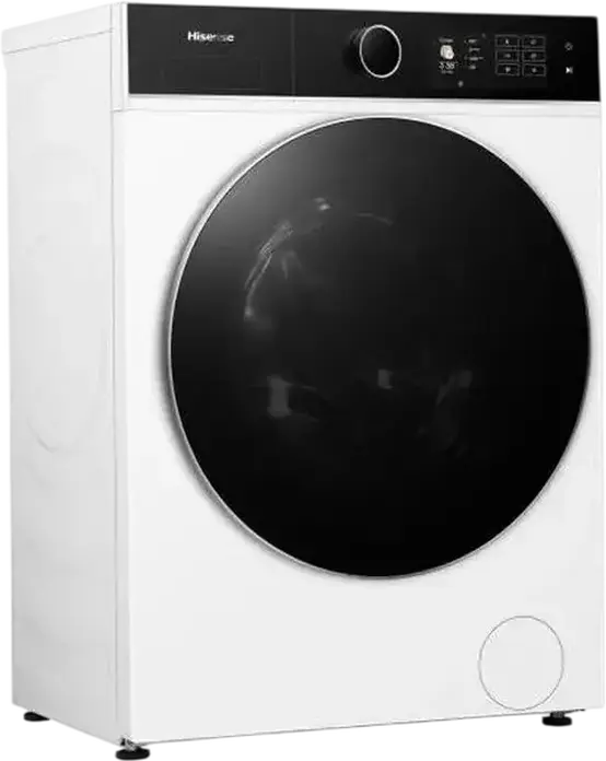 Стиральная машина Hisense WF5I9043BBFS с фронтальной загрузкой, 9 кг, 1400 об/мин, класс энергопотребления A, белая, Steam Mix, Wi-Fi ConnectLife
