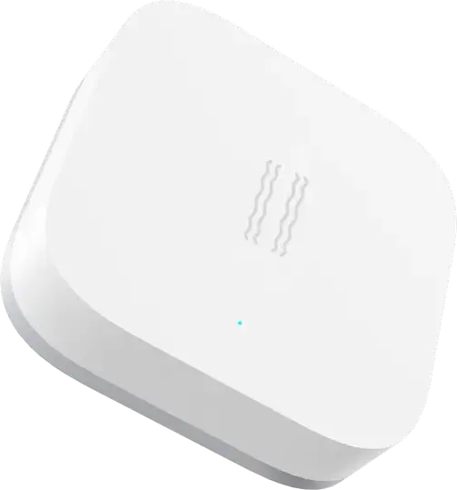 Aqara Vibration Sensor DJT11LM Zigbee Wireless Smart Security Detector, White, CR2032 Battery, Apple Home and Android Compatible