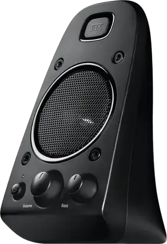 Logitech Z623 2.1 Speaker System, THX Certified, 200W RMS Power, MDF Subwoofer, RCA and 3.5mm Inputs, Black