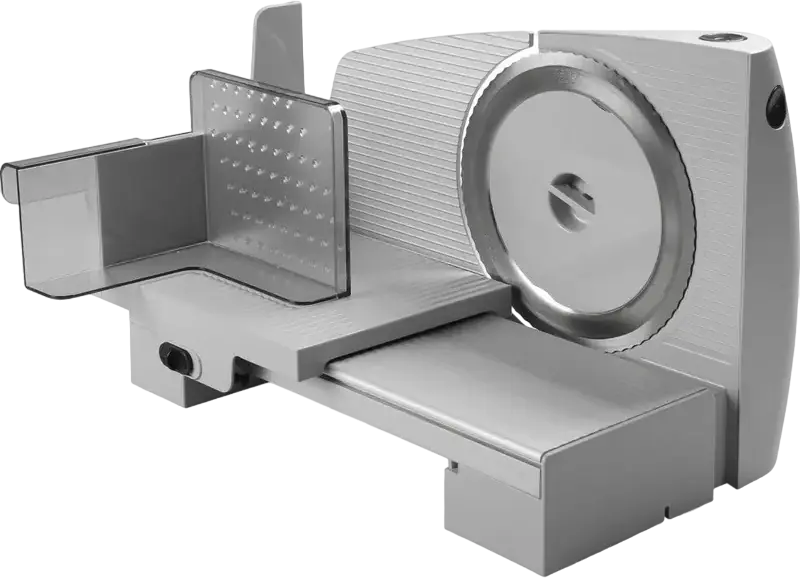 Gorenje R607A Food Slicer, 180W, 17 cm Stainless Steel Solingen Blade, 1-15 mm Adjustable Thickness, Metal and Plastic Housing, Grey