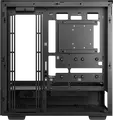 Deepcool CH690 Digital ATX Midi-Tower Fishtank Case, Black, Tempered Glass, Digital Display, Supports Rear Connector Motherboards, 420mm Radiator Support
