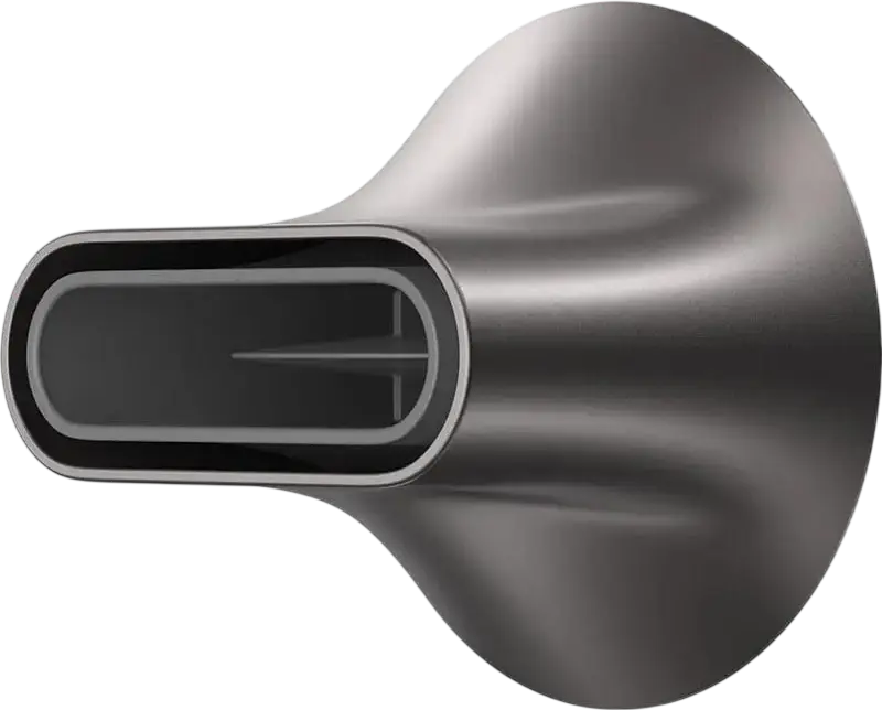 Dreame Hair Glory High-Speed Hair Dryer, 1600W Brushless Motor 110,000 rpm, 300 Million Negative Ions, 4 Temp Settings, Grey, with Diffuser and Concentrator