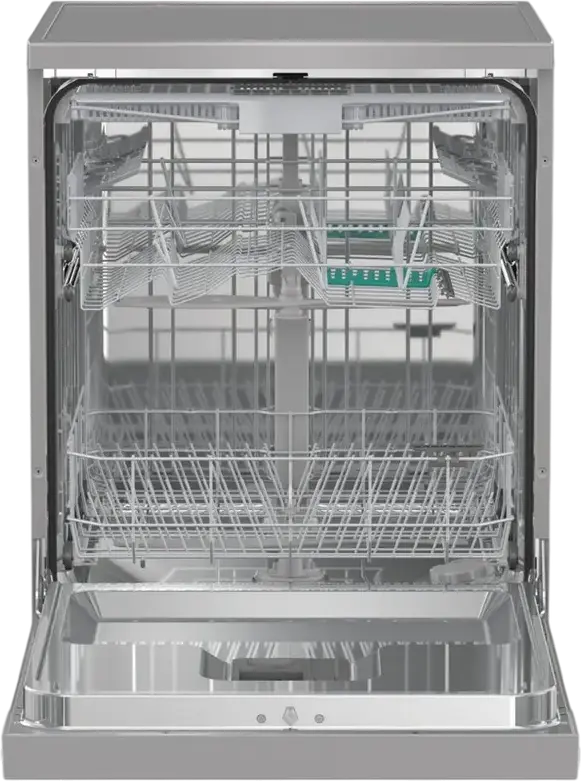 Gorenje GS643E90X GS643D90X Freestanding Dishwasher, Silver, 16 Place Settings, 3 Baskets, FlexUse Loading, UltraClean, Silent, 59.9 cm Width, Energy Class E