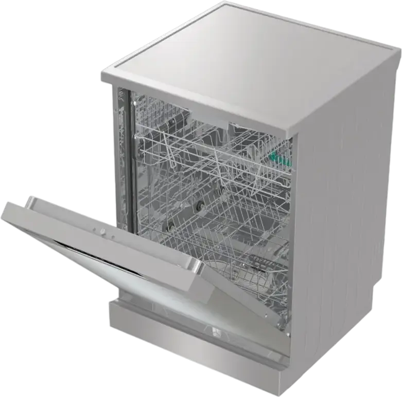 Gorenje GS643E90X GS643D90X Freestanding Dishwasher, Silver, 16 Place Settings, 3 Baskets, FlexUse Loading, UltraClean, Silent, 59.9 cm Width, Energy Class E