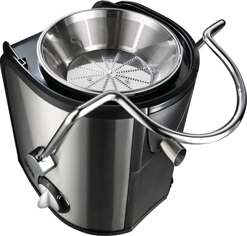 Gorenje JC805EII Centrifugal Juicer, 800W, 75mm XL Feeding Tube, 1L Juice Container, Stainless Steel and Plastic Housing, Anti-Drip System, Black