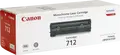 Тонер-картридж Canon Cartridge 712 (CRG-712) монохромный черный для лазерных принтеров i-SENSYS LBP3100, LBP3010, LBP301, ресурс 1500 страниц, 1870B002AA