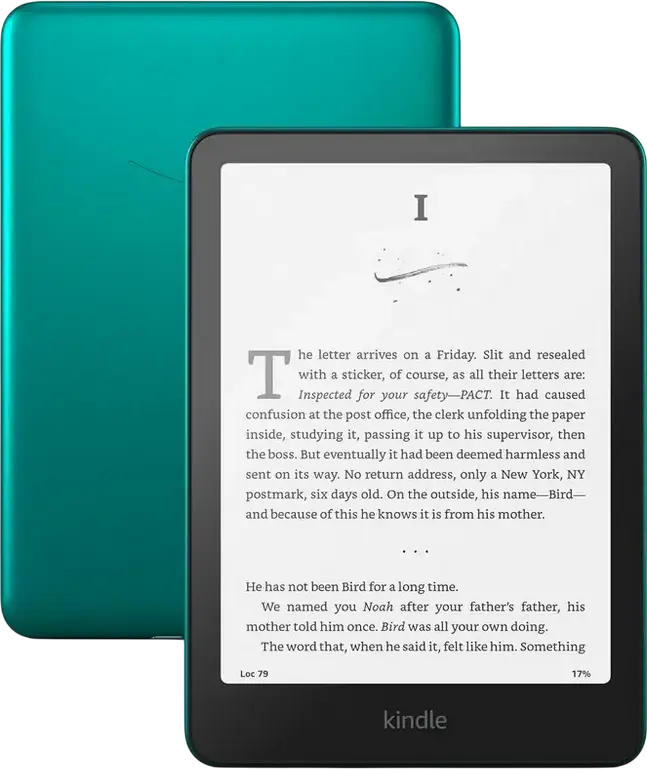 Amazon Kindle Paperwhite Signature Edition (12th Gen) 2024 E-Reader, 7" E Ink Carta Display, 300 ppi, 32GB, Wireless Charging, IPX8 Waterproof, USB-C, Metallic Jade