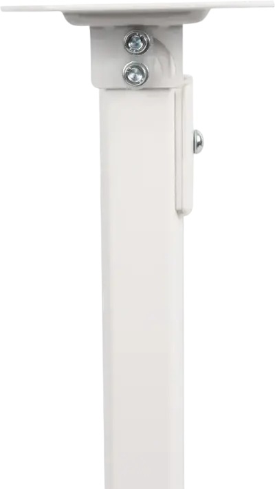 Reflecta Prometheus 545-900 Universal Projector Ceiling Mount, Height Adjustable 545-900mm, Max Load 13.5kg, 360° Rotation, Tilt/Swivel, White