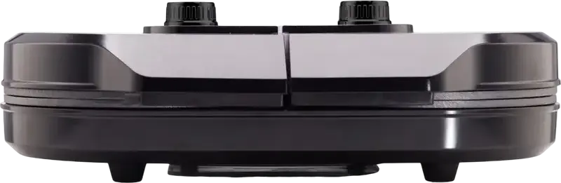Gorenje WM1400SB Waffle Maker, 1400W, Non-stick Dual-style Plates (Heart & Square), 5 Temperature Modes, Dual Control Knobs, Black