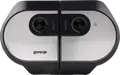 Gorenje WM1400SB Waffle Maker, 1400W, Non-stick Dual-style Plates (Heart & Square), 5 Temperature Modes, Dual Control Knobs, Black