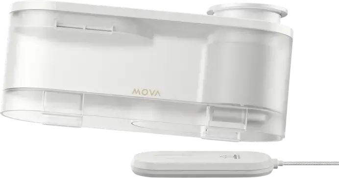 Fântână de Apă Automată pentru Animale Mova WF10 Pro, Capacitate 1.5L, Pompă Wireless, 3 Moduri de Flux, Filtrare Multi-strat, Rezistentă IPX4, Albă