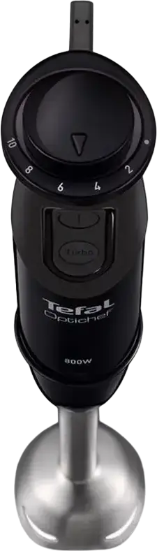 Tefal OptiChef HB641838 Hand Blender, 800W Immersion Blender with Powelix Blades, 10 Speed Levels, Turbo & Impulse Modes, 0.5L Chopper and 0.8L Beaker