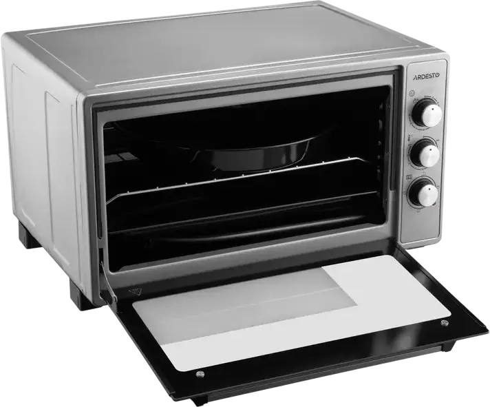 Ardesto MEO-N48GR Freestanding Electric Oven, 48L Capacity, 1700W Power, 50-320°C Temperature Range, Timer with Auto Shut-off, Gray