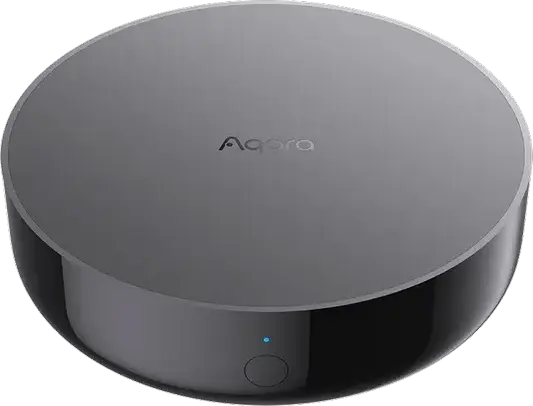 Aqara Hub M200 Smart Home Hub, Matter Controller, Thread Border Router, Zigbee Hub with 360 IR Blaster, PoE/USB-C, Ethernet, Black