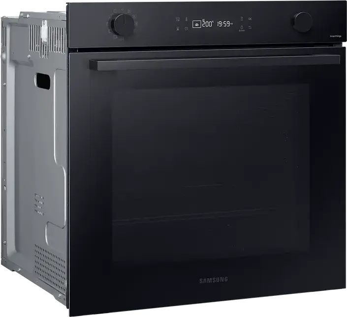 Samsung NV7B4125ZAK Built-in Electric Oven, 76L, A+ Energy Class, Black, Catalytic Cleaning, SmartThings, LED Display, Convection & Grill, 59.5cm