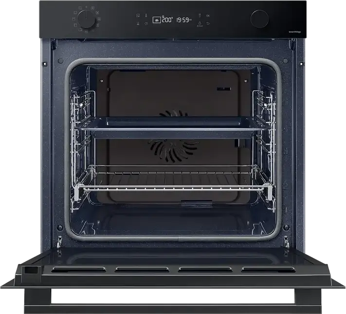 Samsung NV7B4125ZAK Built-in Electric Oven, 76L, A+ Energy Class, Black, Catalytic Cleaning, SmartThings, LED Display, Convection & Grill, 59.5cm