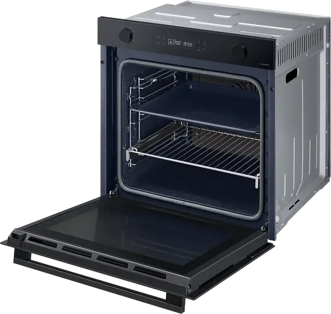 Samsung NV7B4125ZAK Built-in Electric Oven, 76L, A+ Energy Class, Black, Catalytic Cleaning, SmartThings, LED Display, Convection & Grill, 59.5cm