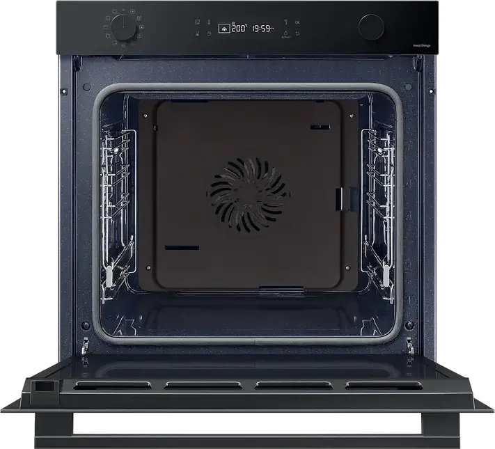 Samsung NV7B4125ZAK Built-in Electric Oven, 76L, A+ Energy Class, Black, Catalytic Cleaning, SmartThings, LED Display, Convection & Grill, 59.5cm