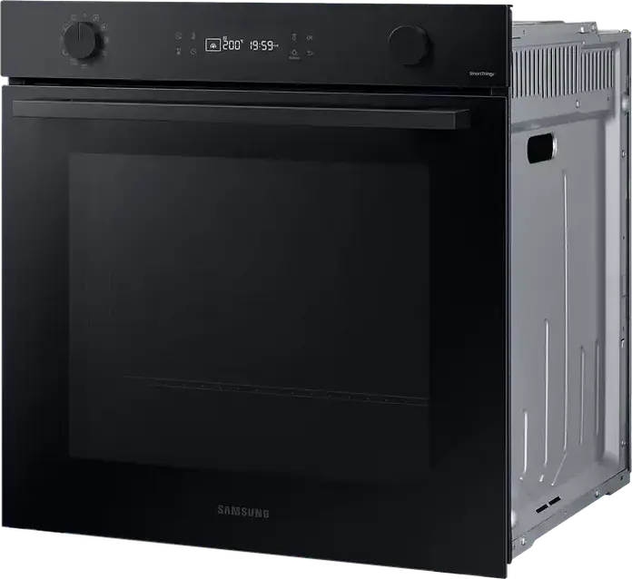 Samsung NV7B4125ZAK Built-in Electric Oven, 76L, A+ Energy Class, Black, Catalytic Cleaning, SmartThings, LED Display, Convection & Grill, 59.5cm
