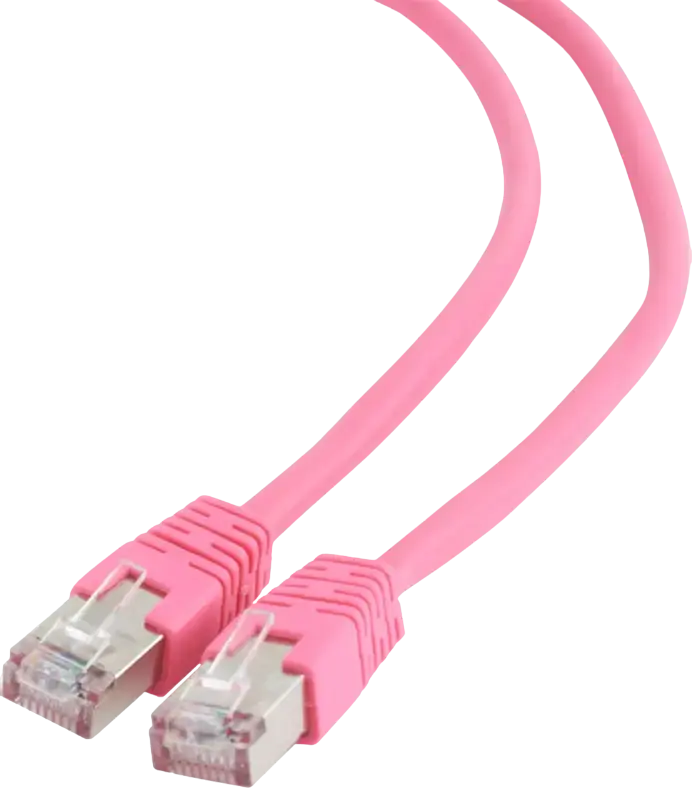 Cablu Patch Cablexpert PP6-1M Cat6 FTP 1m, Roșu, RJ45, 250 MHz, AWG 26 CCA, Ecranare Folie AL, Contacte Platinate cu Aur, Mantal PVC